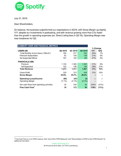 Thumbnail Spotify Quarterly Report 2019-q2