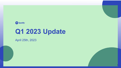Thumbnail Spotify Quarterly Report 2023-q1