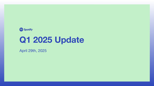Thumbnail Spotify Quarterly Report 2025-q1