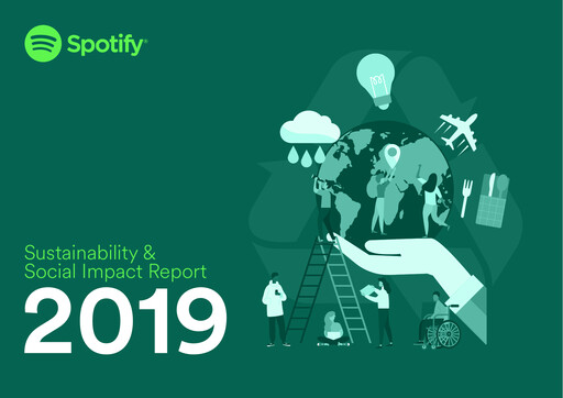 Thumbnail Spotify Sustainability Report 2019