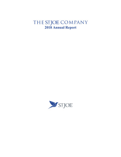 Thumbnail St. Joe Company
 Annual Report 2018