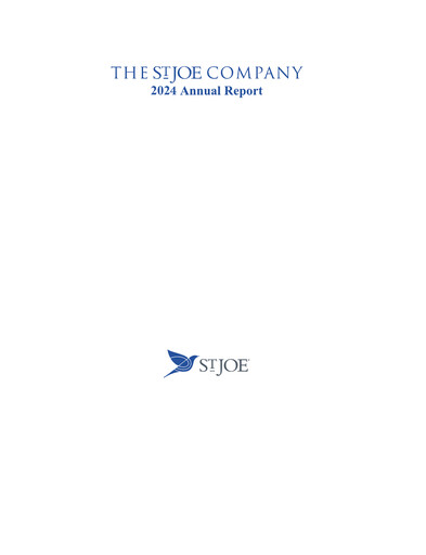 Thumbnail St. Joe Company
 Annual Report 2024