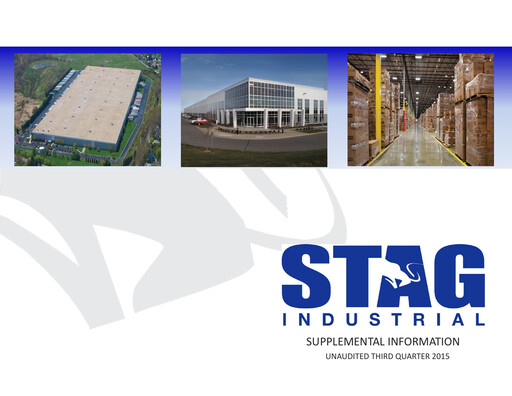 Miniature STAG Industrial Rapport trimestriel 2015-q3