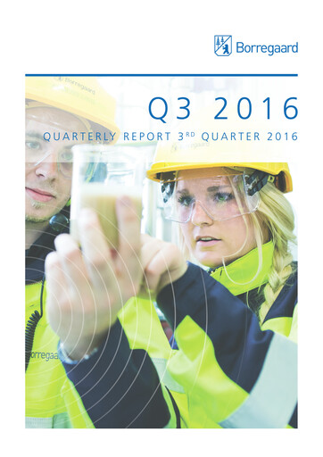 Thumbnail Borregaard Quarterly Report 2016-q3