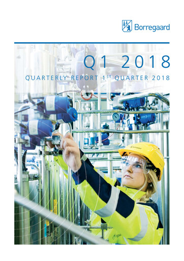 Thumbnail Borregaard Quarterly Report 2018-q1