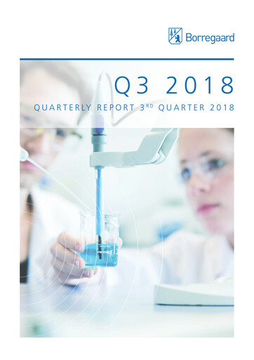Thumbnail Borregaard Quarterly Report 2018-q3