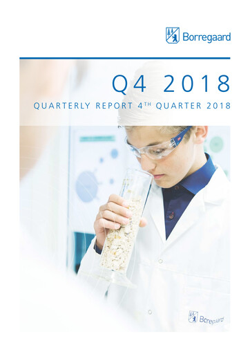 Thumbnail Borregaard Quarterly Report 2018-q4