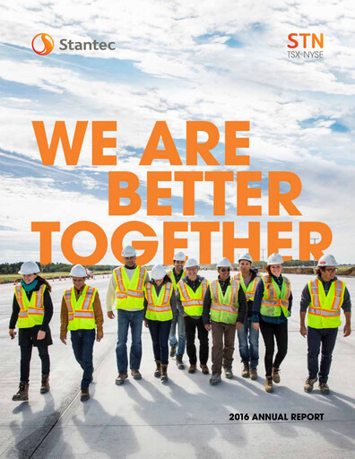 Thumbnail Stantec Annual Report 2016