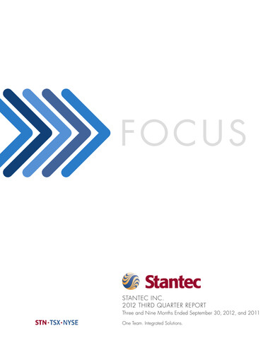 Thumbnail Stantec Quarterly Report 2012-q3