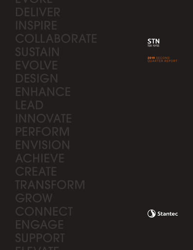 Thumbnail Stantec Quarterly Report 2019-q2