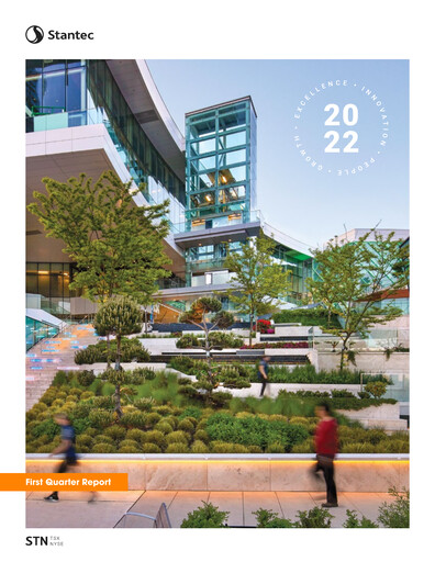 Thumbnail Stantec Quarterly Report 2022-q1