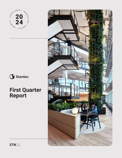 Thumbnail Stantec Quarterly Report 2024-q1