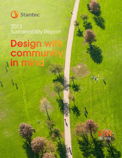 Thumbnail Stantec Sustainability Report 2013