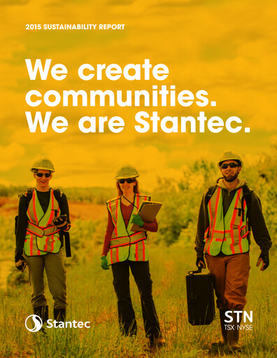 Thumbnail Stantec Sustainability Report 2015