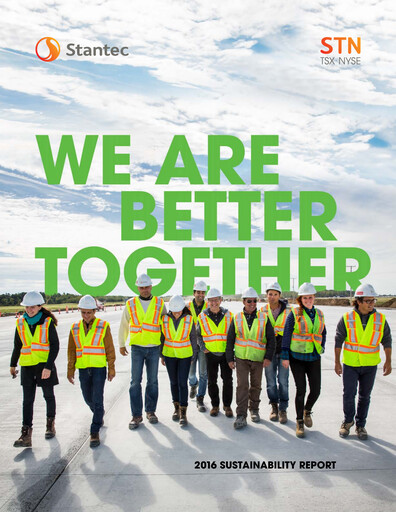 Thumbnail Stantec Sustainability Report 2016