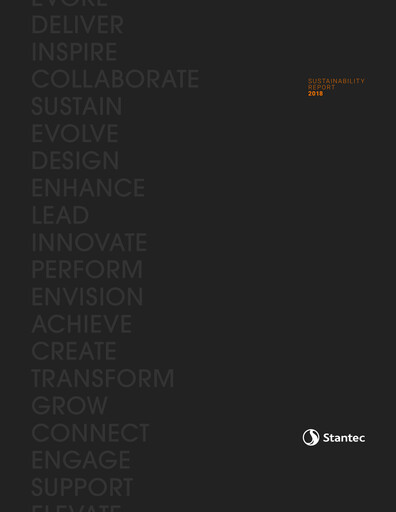 Thumbnail Stantec Sustainability Report 2018