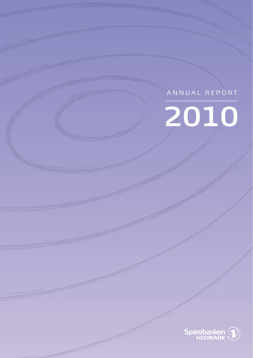 Thumbnail SpareBank 1 Annual Report 2010