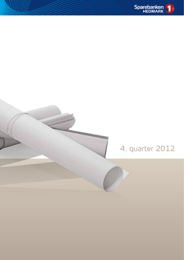 Thumbnail SpareBank 1 Quarterly Report 2012-q4