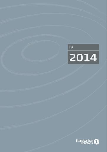 Thumbnail SpareBank 1 Quarterly Report 2014-q4