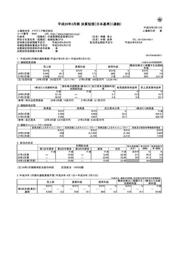 Thumbnail Imagineer Financial Statement fy2016