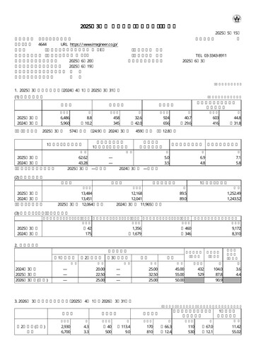 Thumbnail Imagineer Financial Statement fy2025