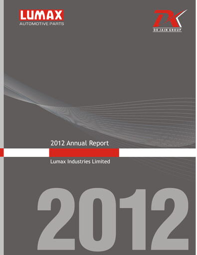 Thumbnail Lumax Industries Annual Report 2011-2012