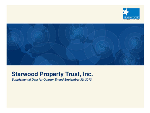 Thumbnail Starwood Property Trust Quarterly Report 2012-q3