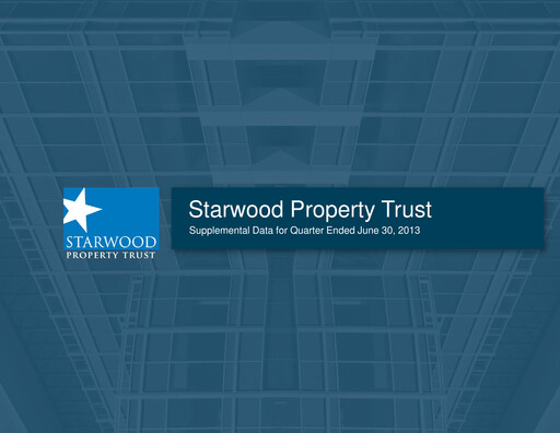 Thumbnail Starwood Property Trust Quarterly Report 2013-q2