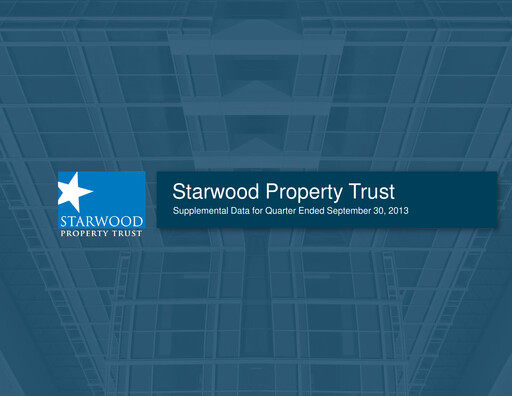 Thumbnail Starwood Property Trust Quarterly Report 2013-q3