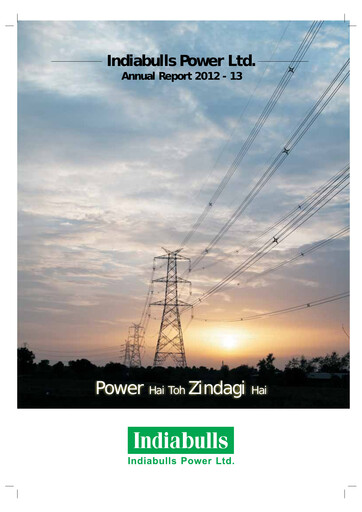 Vorschaubild RattanIndia Power Jahresbericht 2012-2013