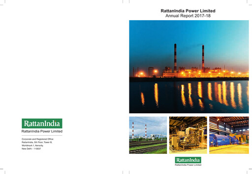 Miniature RattanIndia Power Rapport annuel 2017-2018