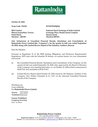 Vorschaubild RattanIndia Power Quartalsbericht 2024-q2