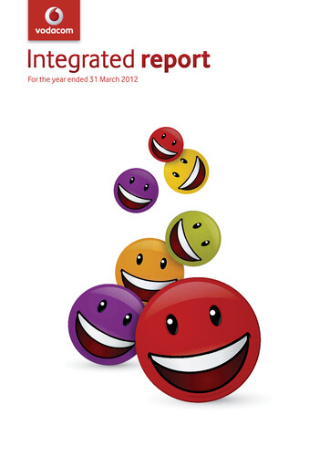 Miniature Vodacom
 Rapport annuel 2012