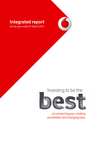 Miniature Vodacom
 Rapport annuel 2014
