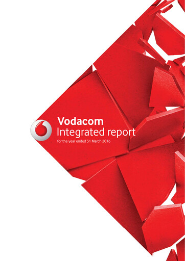 Miniature Vodacom
 Rapport annuel 2016
