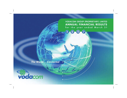 Thumbnail Vodacom
 Financial Statement 2007