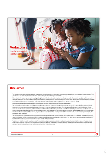 Thumbnail Vodacom
 Financial Statement 2018