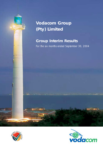 Thumbnail Vodacom
 Half-year Report 2004-h1