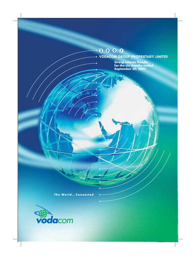 Thumbnail Vodacom
 Half-year Report 2007-h1