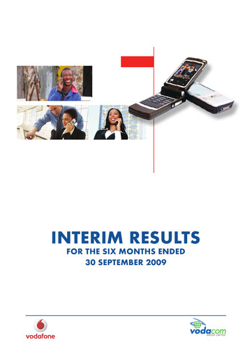 Thumbnail Vodacom
 Half-year Report 2009-h1