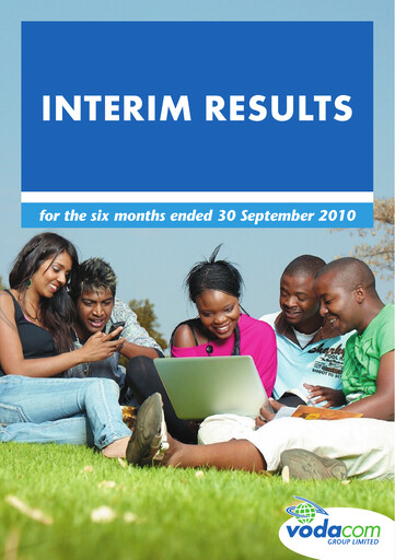 Thumbnail Vodacom
 Half-year Report 2010-h1