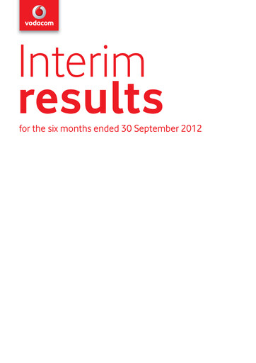 Thumbnail Vodacom
 Half-year Report 2012-h1