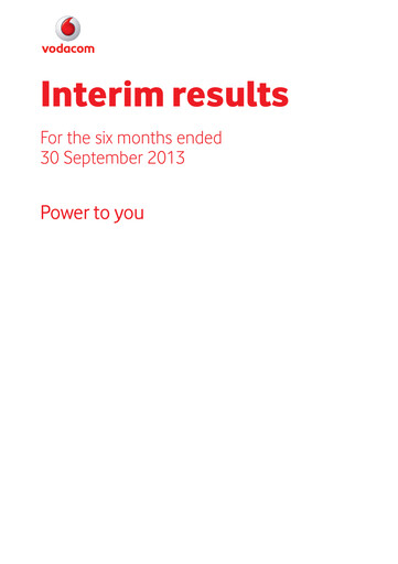 Thumbnail Vodacom
 Half-year Report 2013-h1
