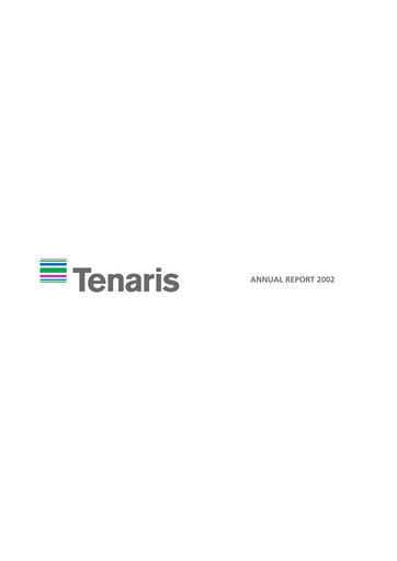 Thumbnail Tenaris Annual Report 2002