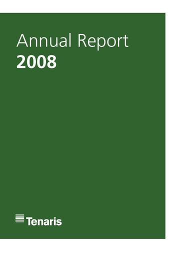 Thumbnail Tenaris Annual Report 2008