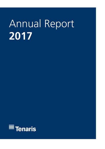 Thumbnail Tenaris Annual Report 2017