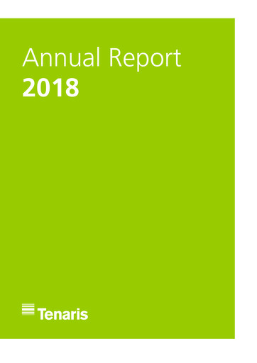 Thumbnail Tenaris Annual Report 2018