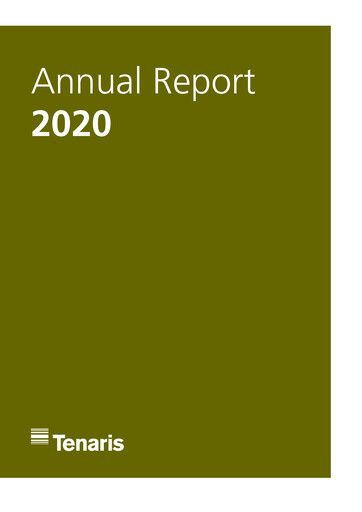 Thumbnail Tenaris Annual Report 2020