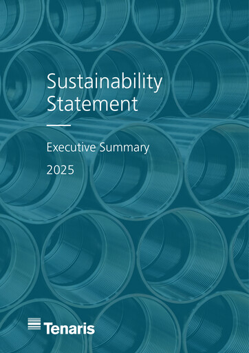 Thumbnail Tenaris Sustainability Report 2025