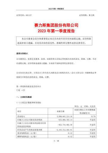 Thumbnail Seres Group  Quarterly Report 2023-q1